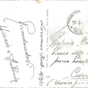 LAVARONE - Altopiano con Becco di Filadonna e Gruppo del Brenta - 18/09/51