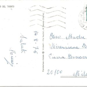 S. BENEDETTO DEL TRONTO - Vedute con cartina - 14/08/75