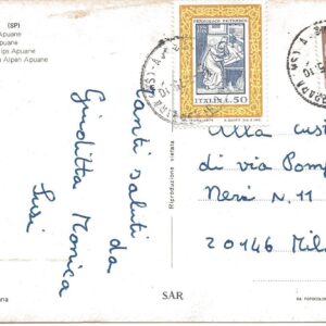 FIUMARETTA - Veduta e Alpi Apuane - 15/07/75