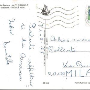 VAL GARDENA - Alpe di Mastlè - 31/08/78