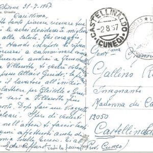 VILLARETTO - Chisone e fraz. Ghisolle - 02/08/57