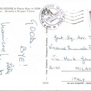 PASSO GIAU - Rifugio Belvedere - 11/09/73
