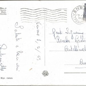 VENEZIA - Chiesa di S. Marco - 07/06/59