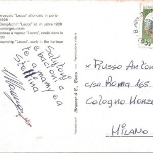PIROSCAFO LECCO - Affondato nel 1928 - 24/08/84