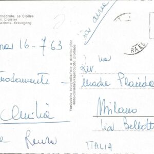 COIMBRA - Cattedrale Vecchia - Il Chiostro - 16/07/63