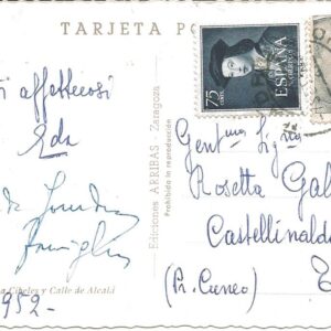 MADRID - La Cibeles y Calle de Alcalà - 05/09/52