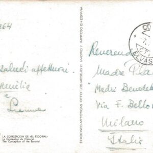 MURILLO ESTEBAN - La Concepcion de "El Escorial" - 06/08/64