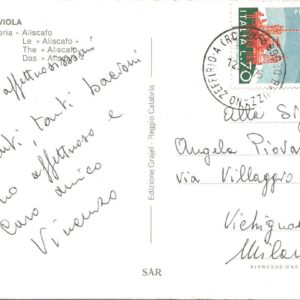 REGGIO CALABRIA - La Costa Viola - Aliscafo - 12/08/75