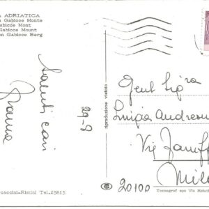 GABICCE MONTE - Panorama - 29/08/72