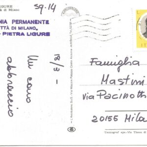 PIETRA LIGURE - Colonia Città di Milano - 18/03/76