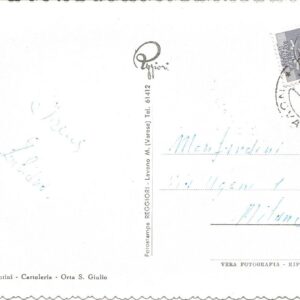 ISOLA S. GIULIO - Ameno, Vaciago, Corconio - 08/09/58
