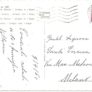 BORMIO - Strada per lo Stelvio, Livigno, Bagni Nuovi - 07/07/65