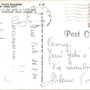 NEW YORK CITY - Empire State Building - 26/02/70