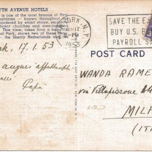 NEW YORK CITY - Fifth Avenue Hotels and Buildings - 17/01/53