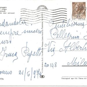 LOANO - Scorcio di Spiaggia - 21/06/74