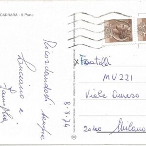 MARINA DI CARRARA - Il Porto - 08/08/74