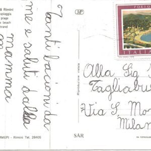 VISERBELLA - Panorama della Spiaggia - 26/08/74