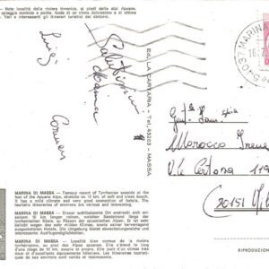 MARINA DI MASSA - Vedute - 15/07/74