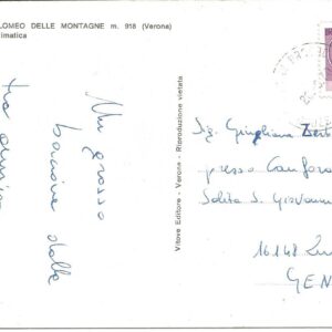 S. BARTOLOMEO DELLE MONTAGNE - Stazione Climatica - 20/08/70