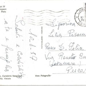 LAVAGNA - Piazza Innocenzo IV - 12/08/57