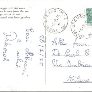 IGEA MARINA - Alberghi e Spiaggia visti dal Mare - 04/08/75
