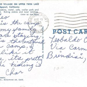 BRIDGEPORT - Entrance to Momo Village on Upper Twin Lake - 13/08/65
