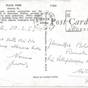 ATLANTA - Plaza Park - 10/02/53